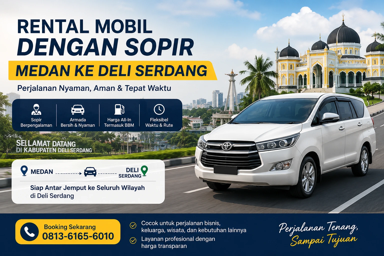Rental mobil dengan sopir