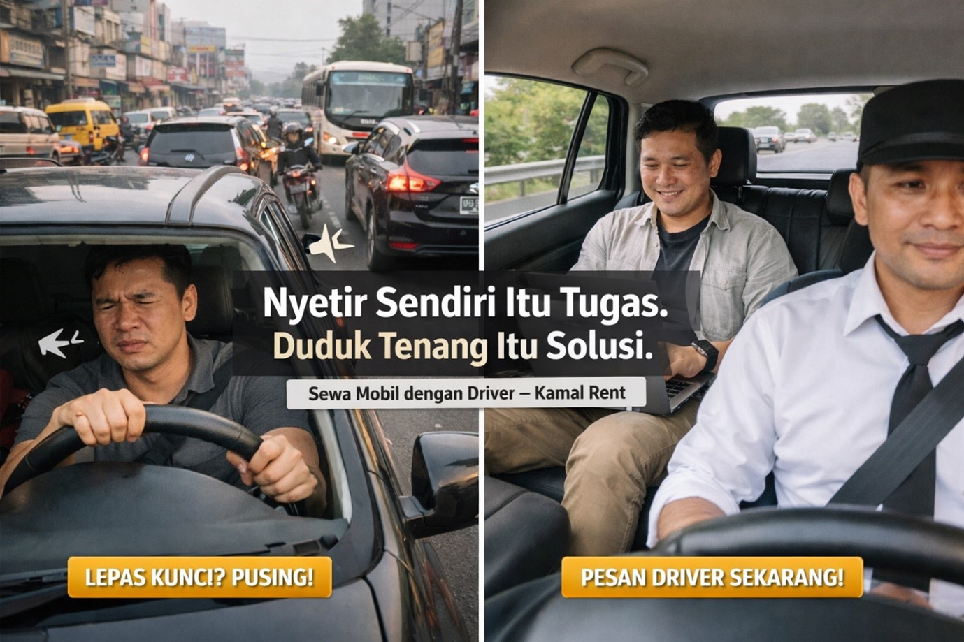 risiko sewa mobil lepas kunci