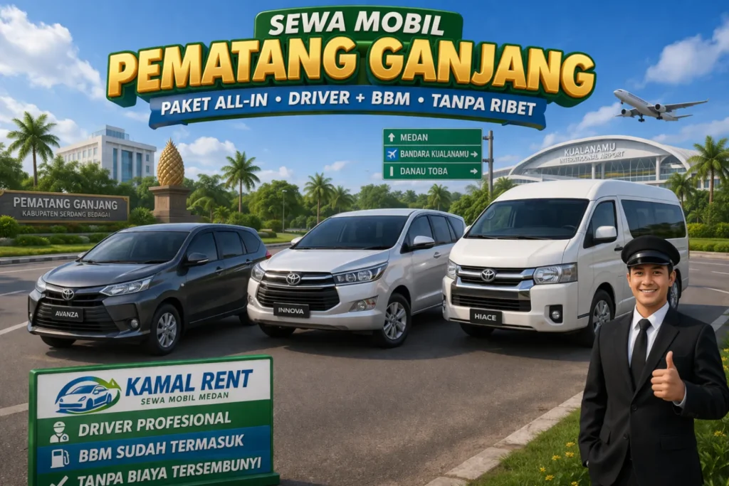 sewa mobil pematang ganjang