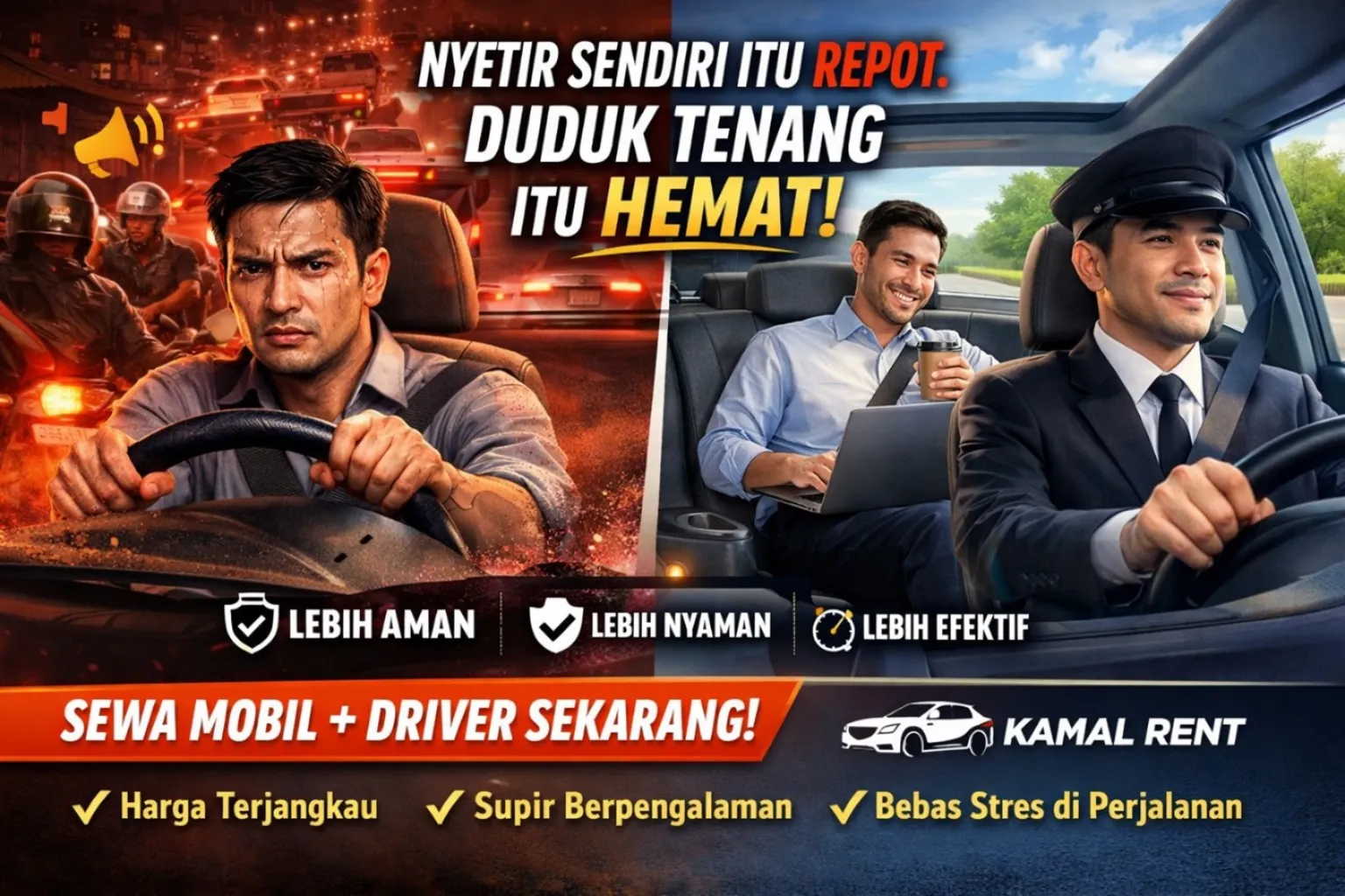 sewa mobil dengan driver
