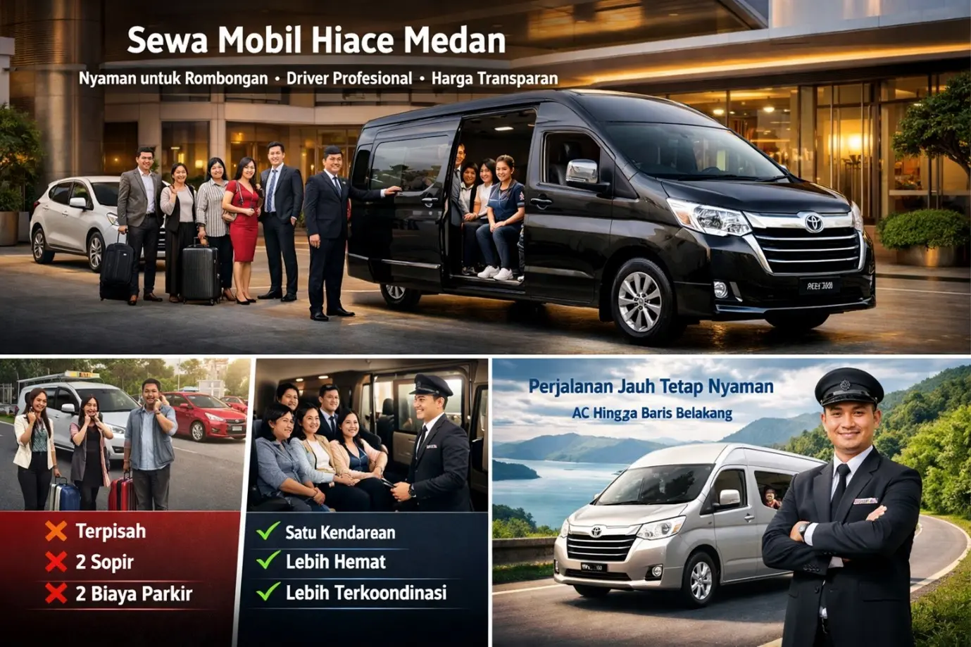 sewa mobil hiace medan