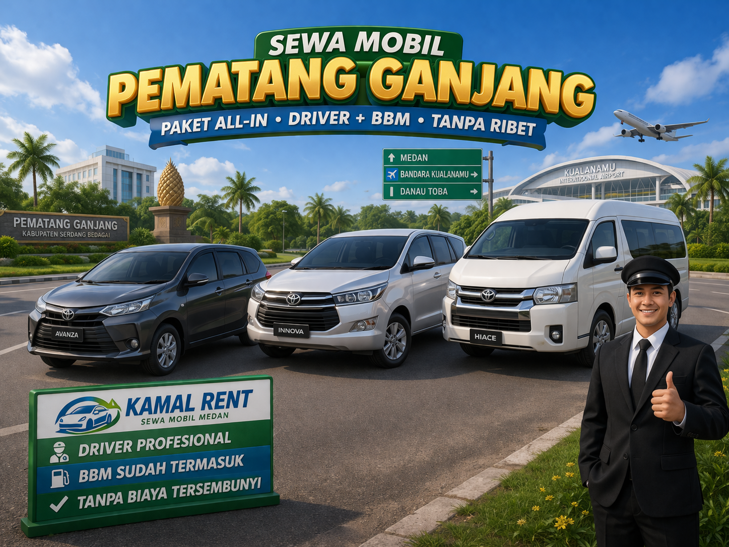 Sewa mobil pematang ganjang murah