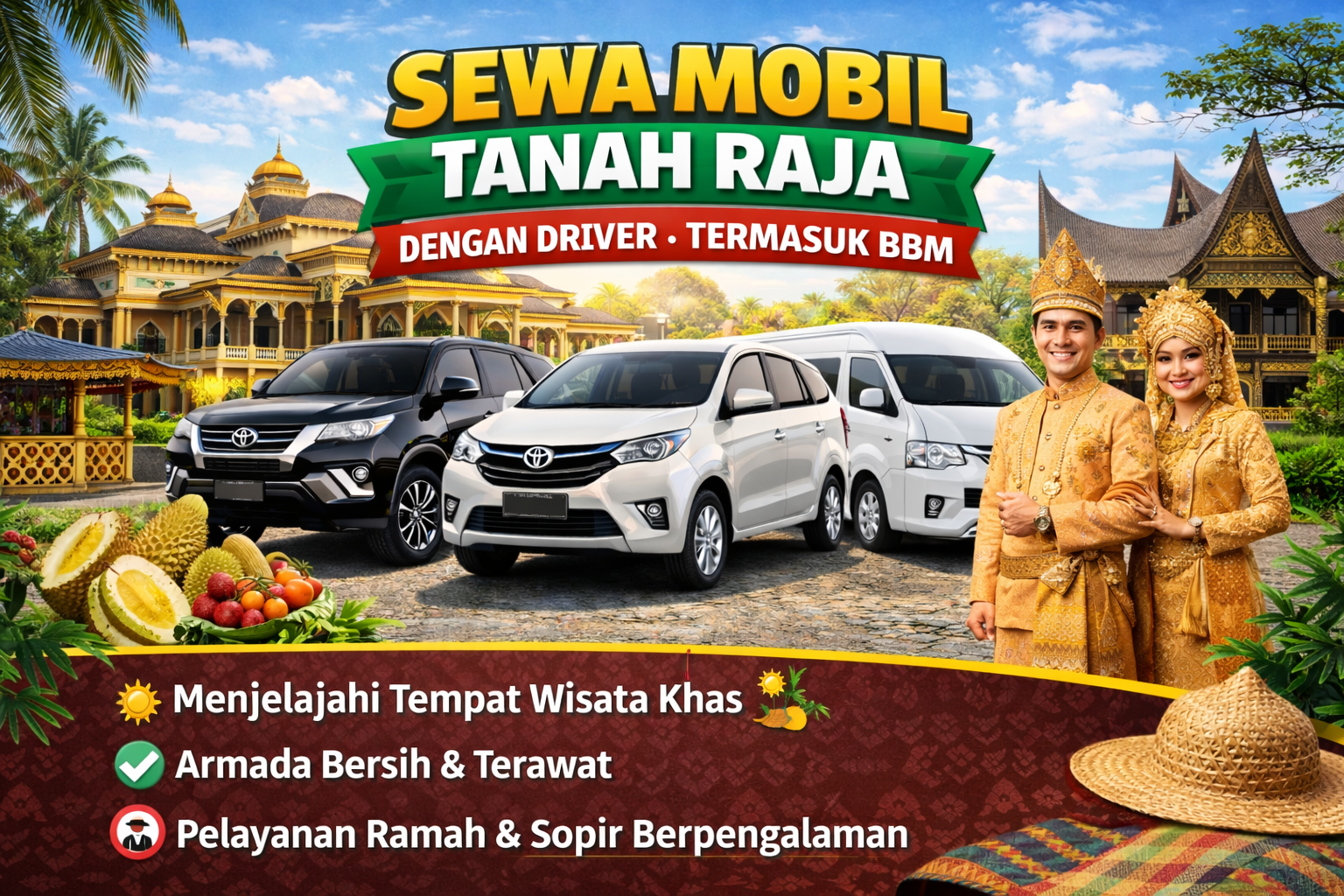 Sewa mobil tanah raja kamal rent