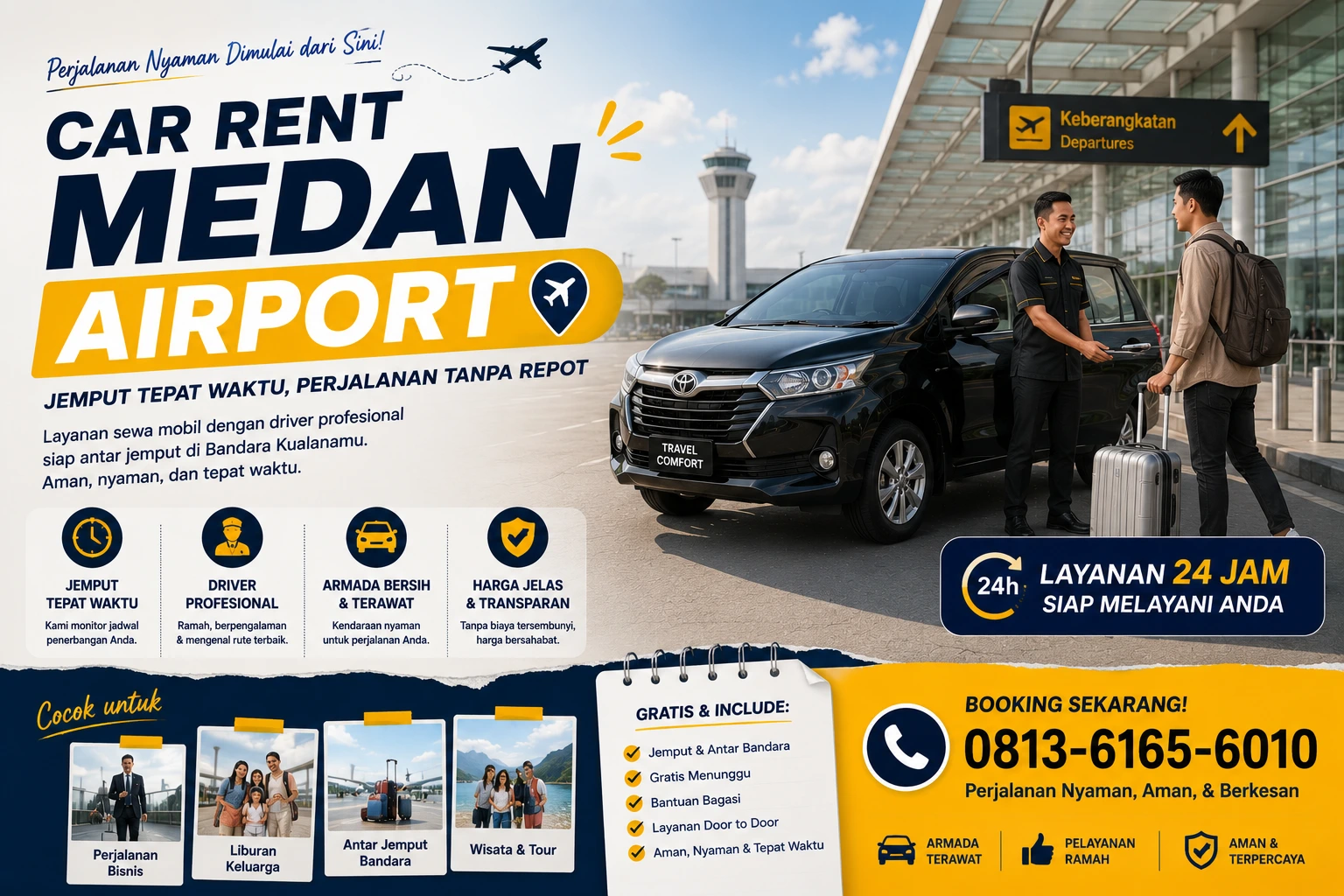 Car rent medan to airport kualanamu