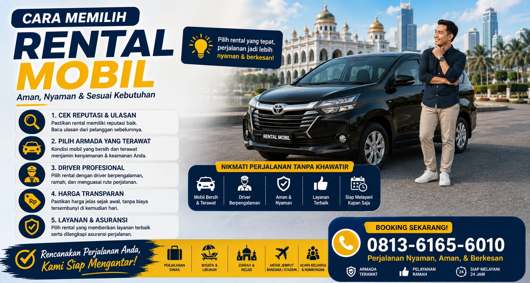 Memilih rental mobil medan