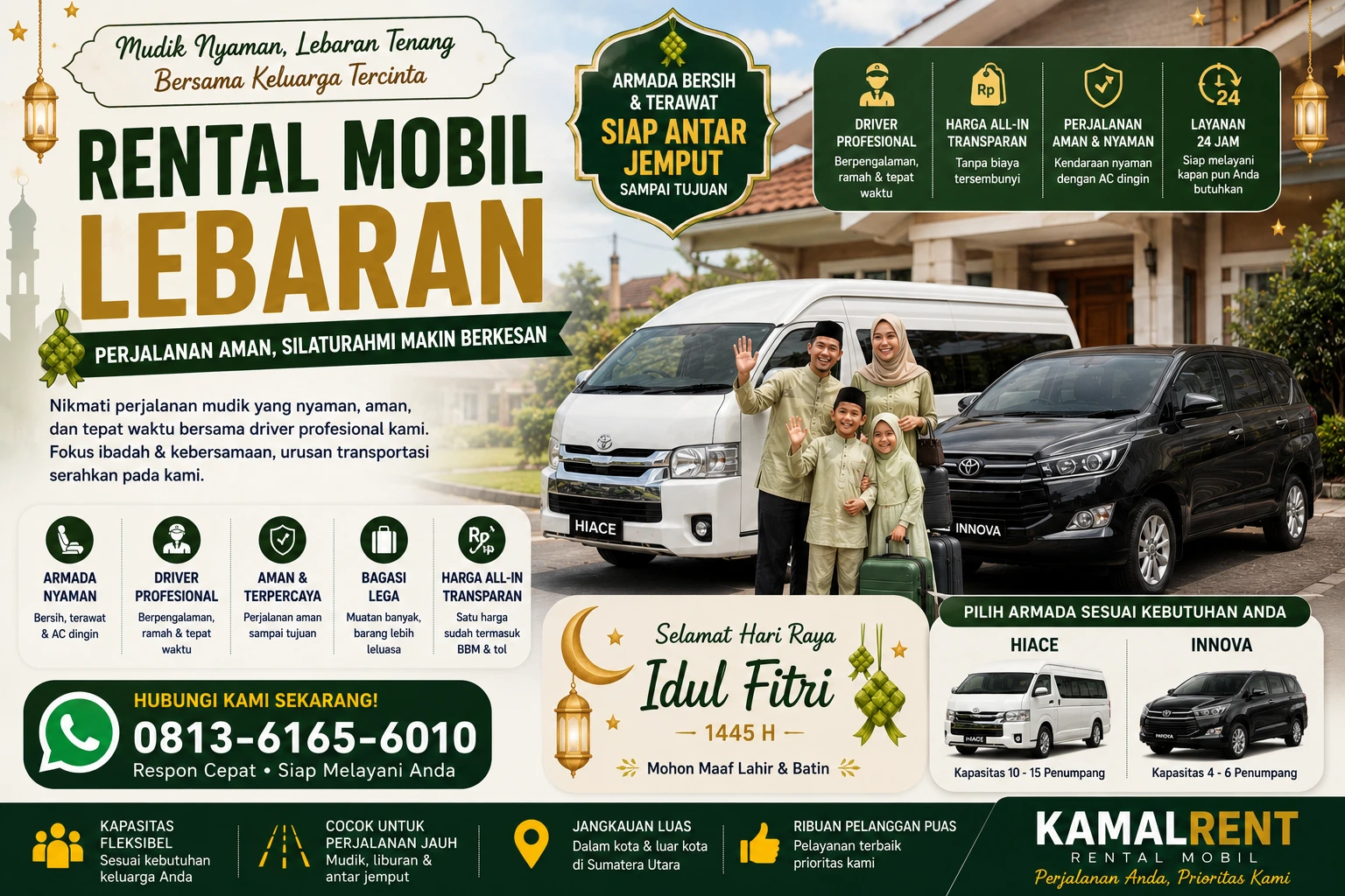 Rental mobil lebaran