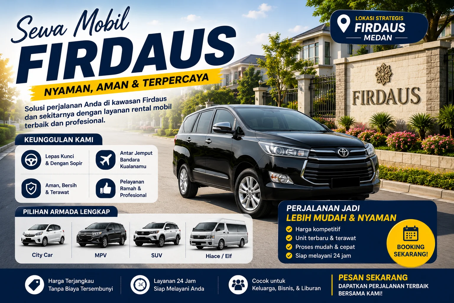 Sewa mobil Firdaus