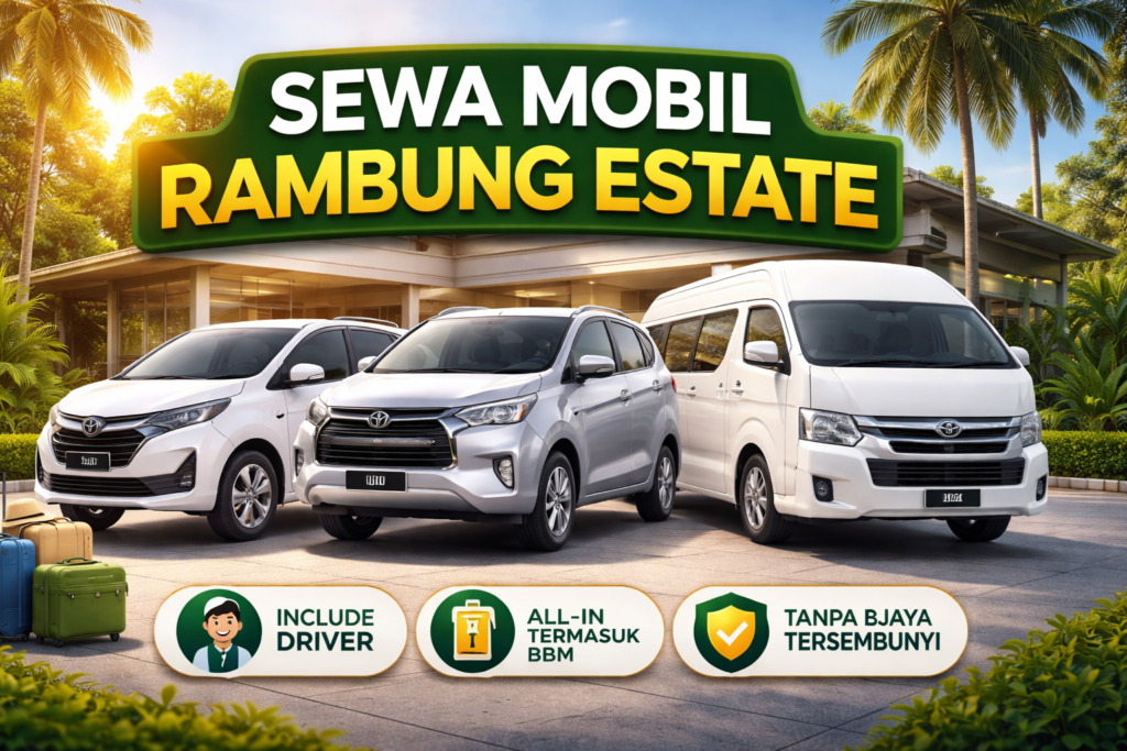 Sewa mobil rambung estate