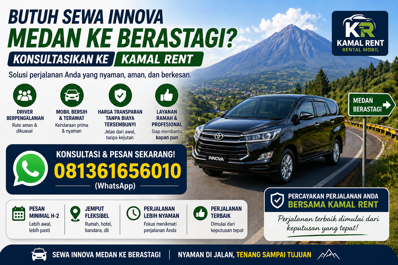 sewa mobil berastagi