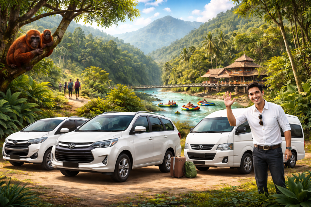 sewa mobil bukit lawang kamal rent