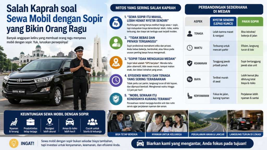 sewa mobil dengan supir medan