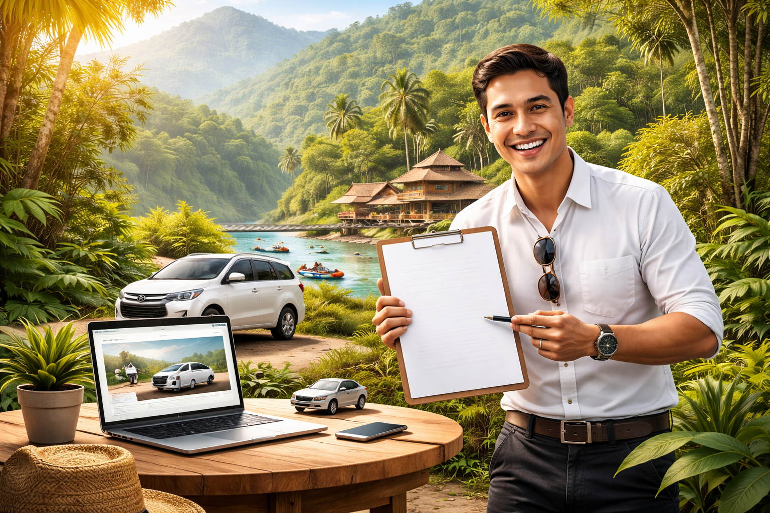 sewa mobil medan bukit lawang