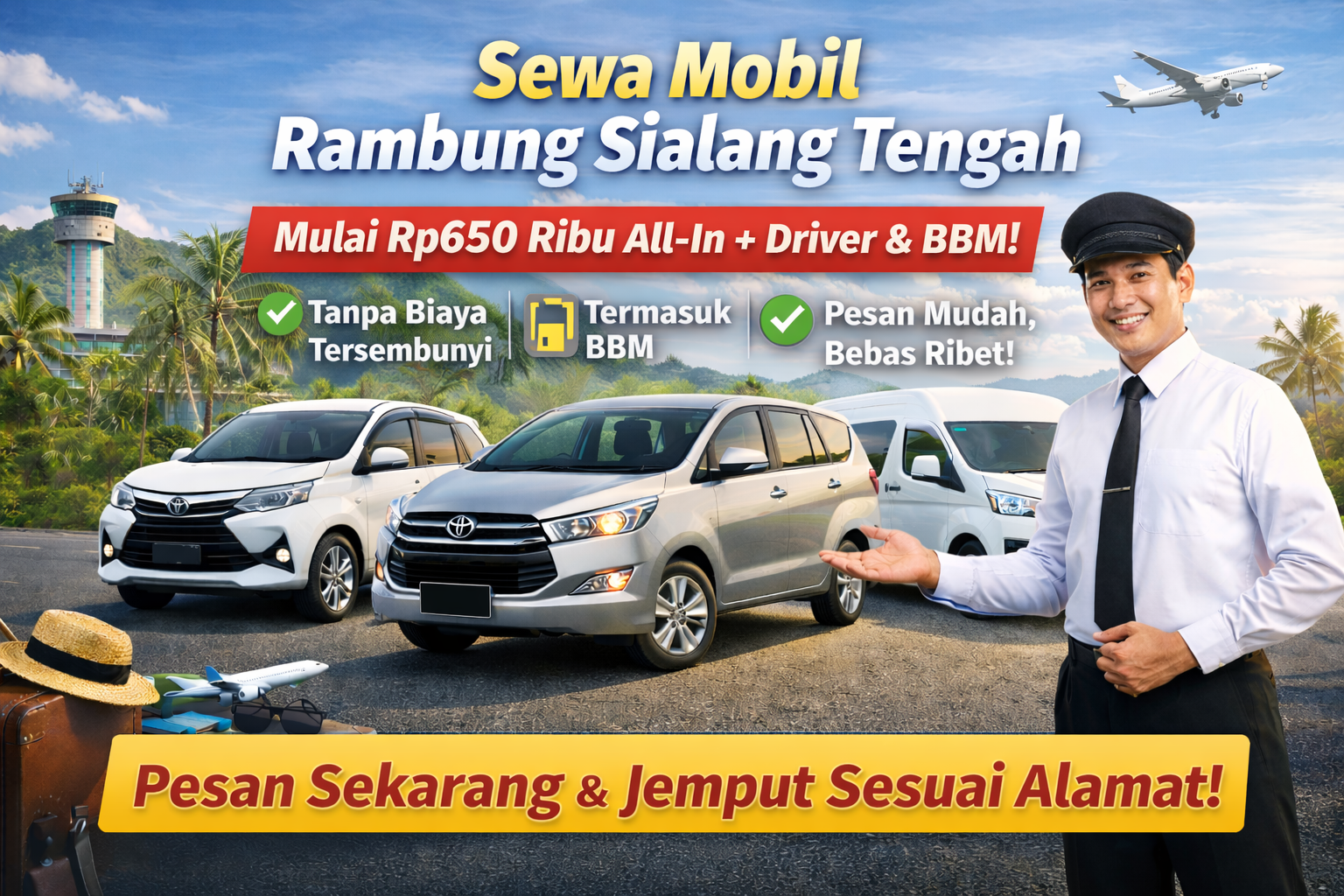 sewa mobil rambung sialang