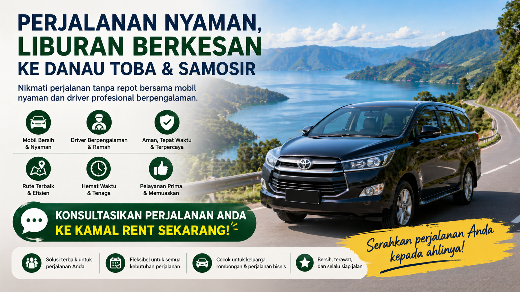 sewa mobil samosir