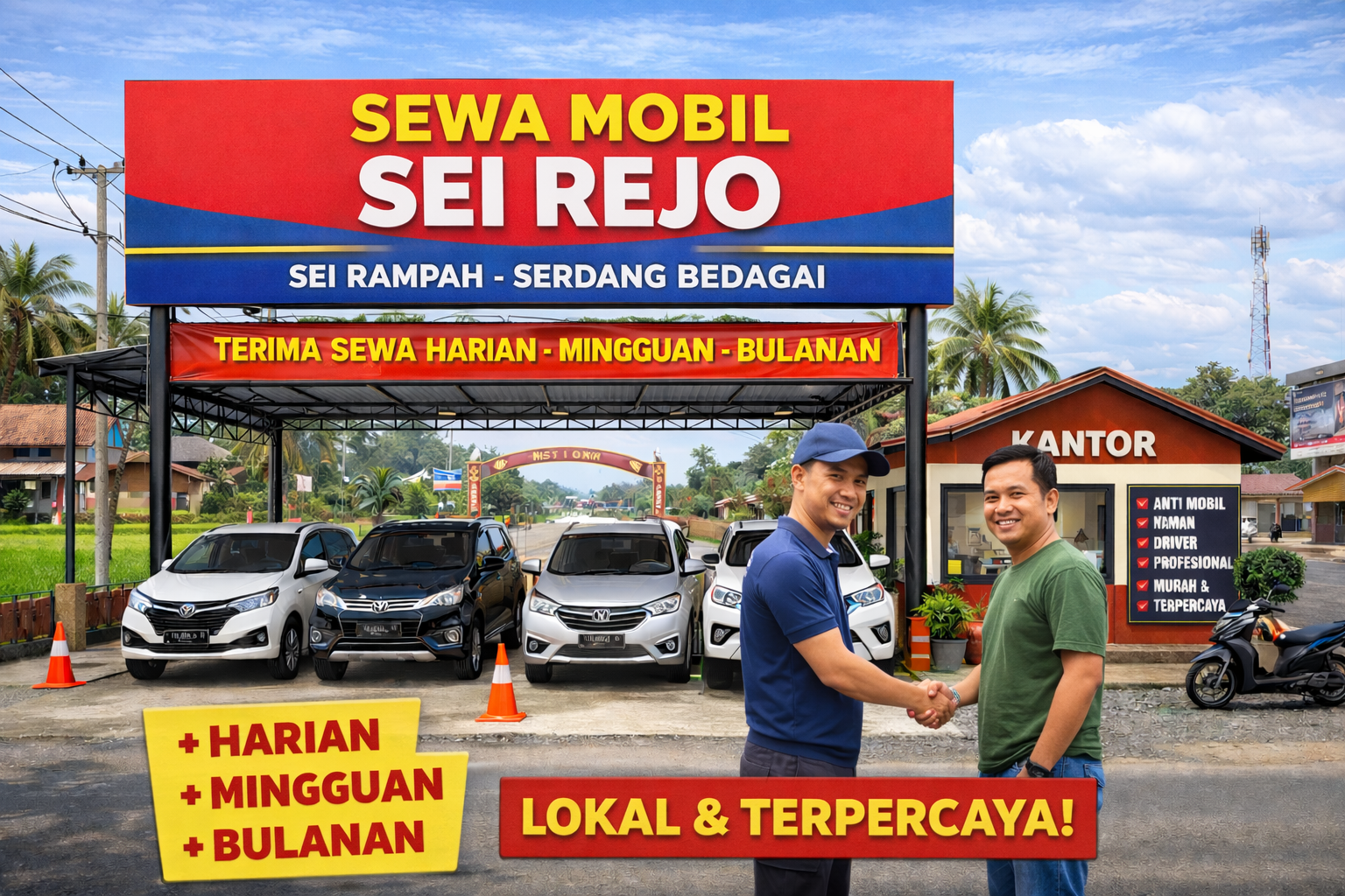 sewa mobil sei rejo terdekat
