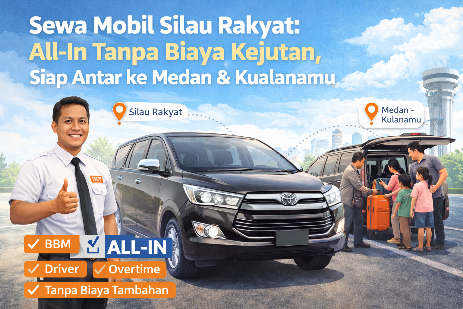 sewa mobil silau rakyat kualanamu