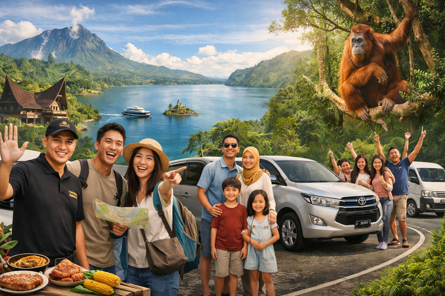 sewa mobil wisatawan medan