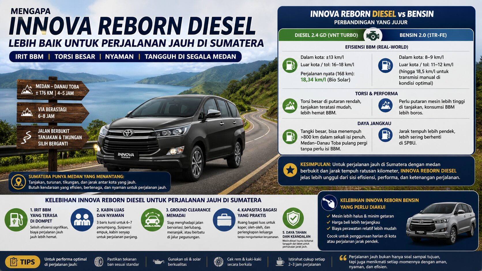 Innova Reborn untuk perjalanan jauh