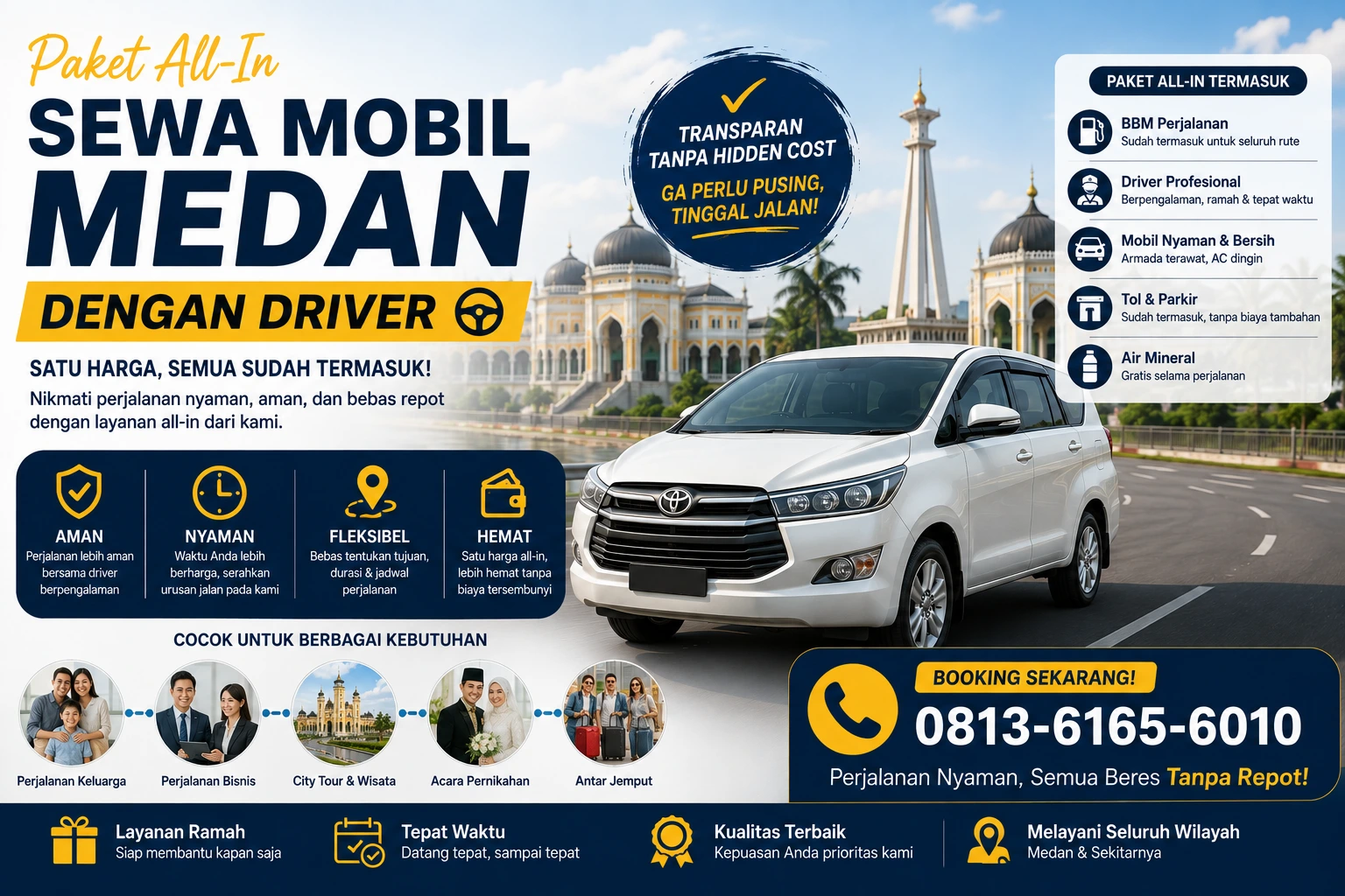 Paket all in sewa mobil 