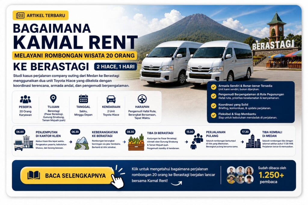 Rombongan wisata medan