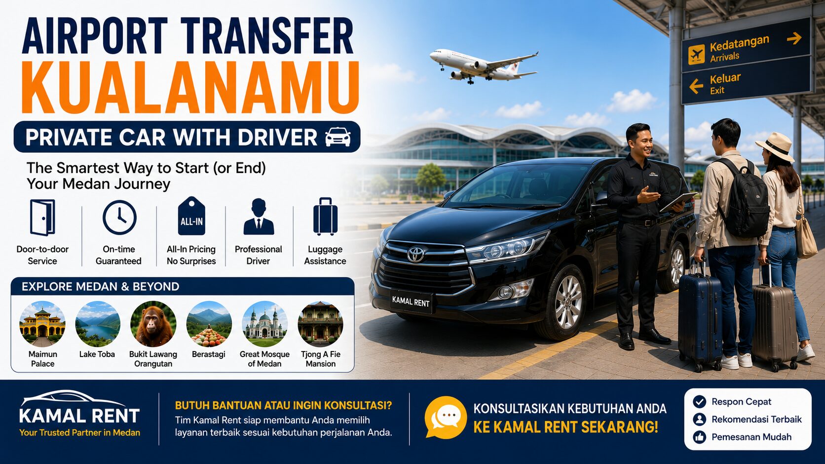 airport transfer kualanamu medan