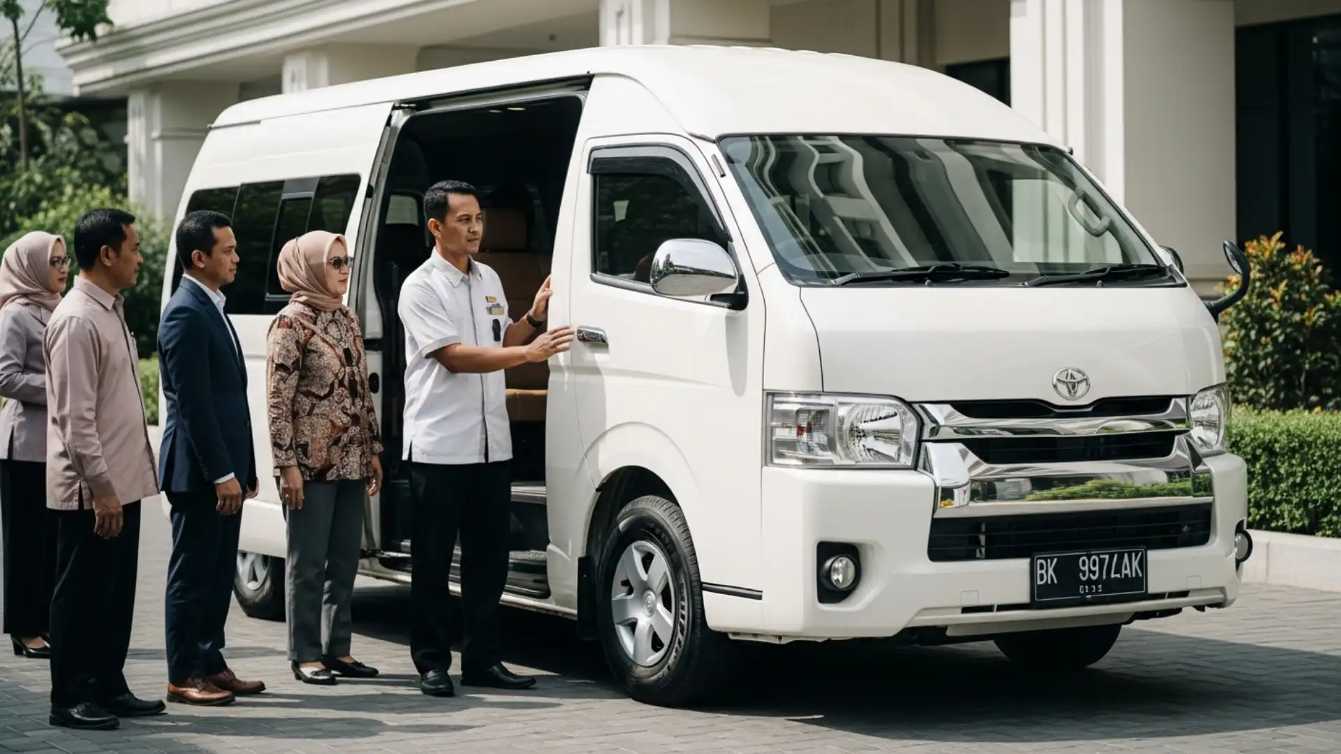 harga sewa hiace medan