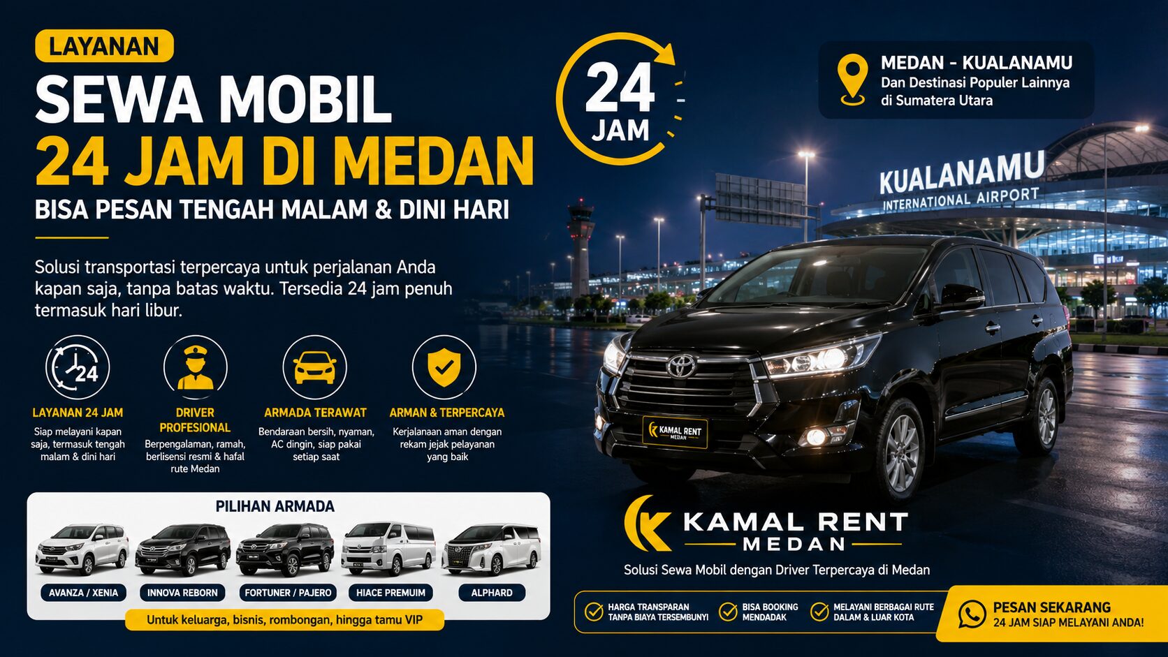 layanan sewa mobil 24 jam