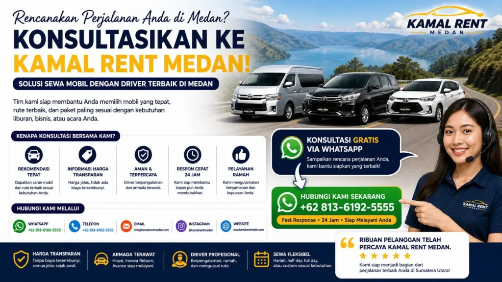 panduan sewa mobil medan