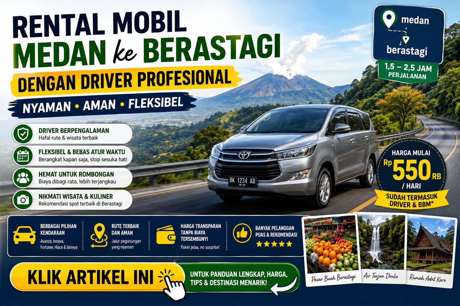 rental mobil berastagi kamal rent