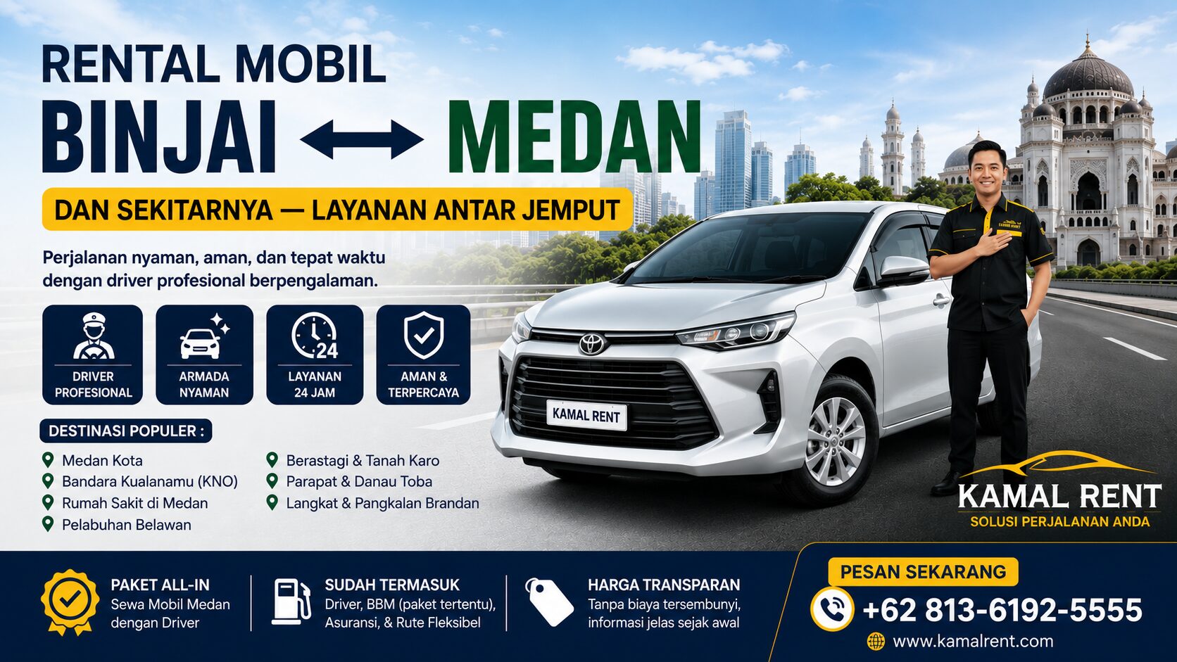rental mobil binjai