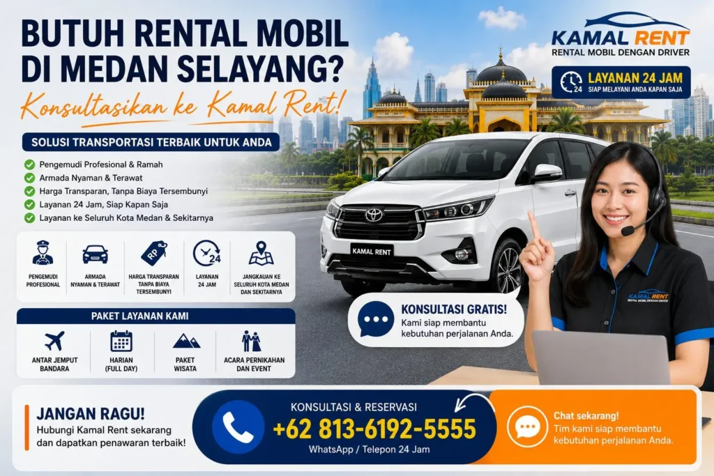 rental mobil medan selayang kamal rent