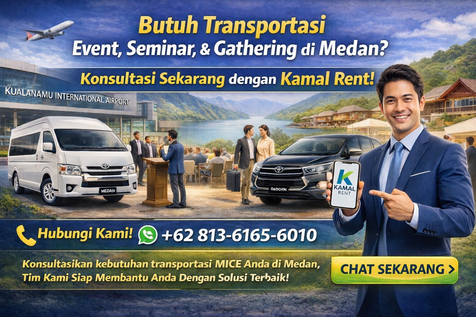 sewa hiace dan innova di medan
