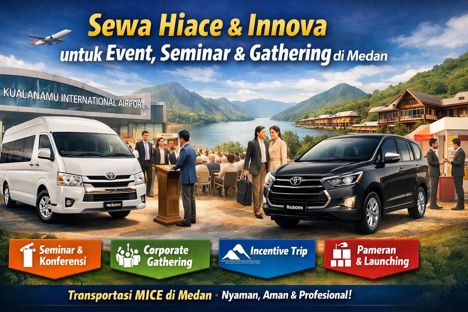sewa hiace dan innova