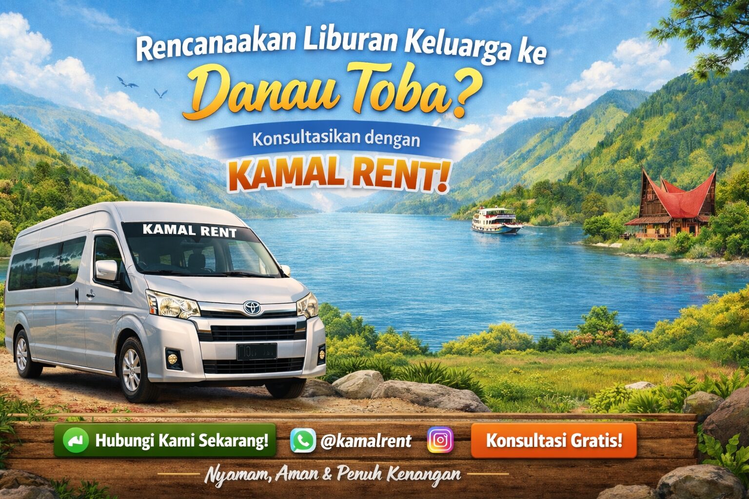 sewa hiace untuk acara keluarga