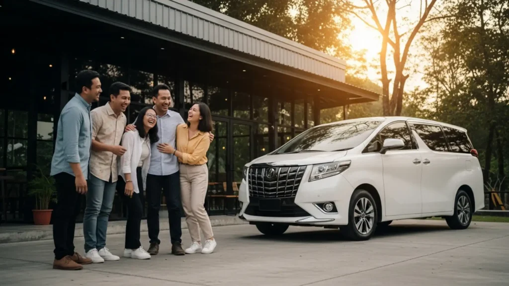 sewa mobil untuk acara reuni