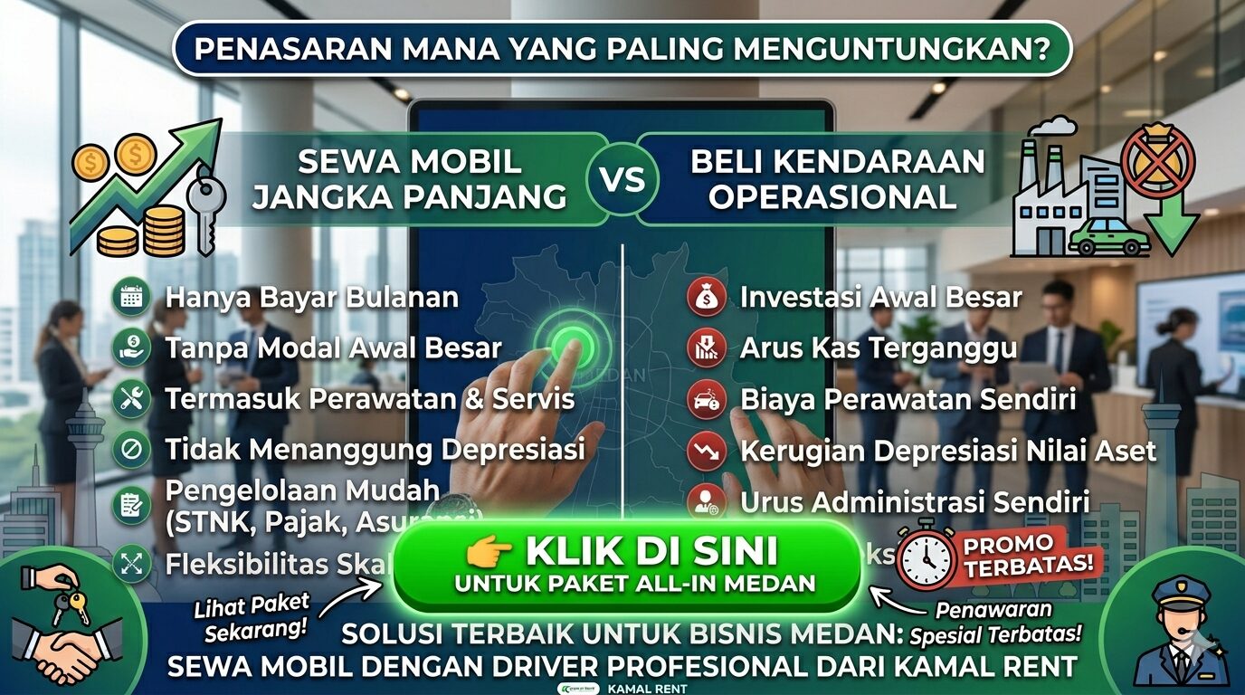 sewa vs beli mobil operasional perusahaan di medan