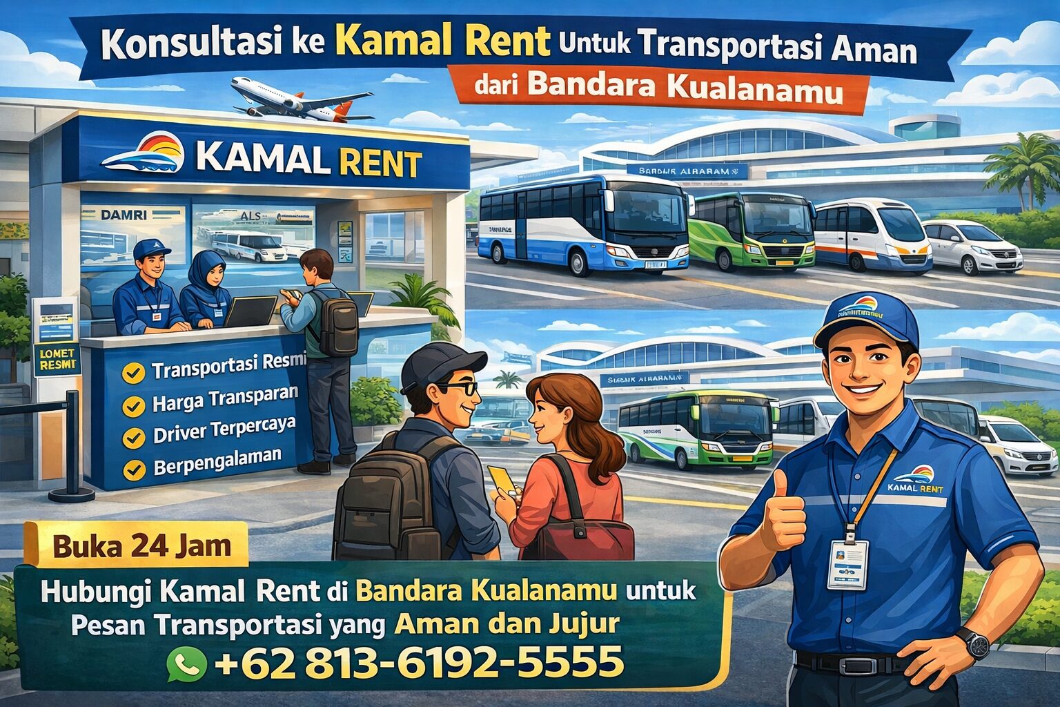transportasi dari bandara kualanamu