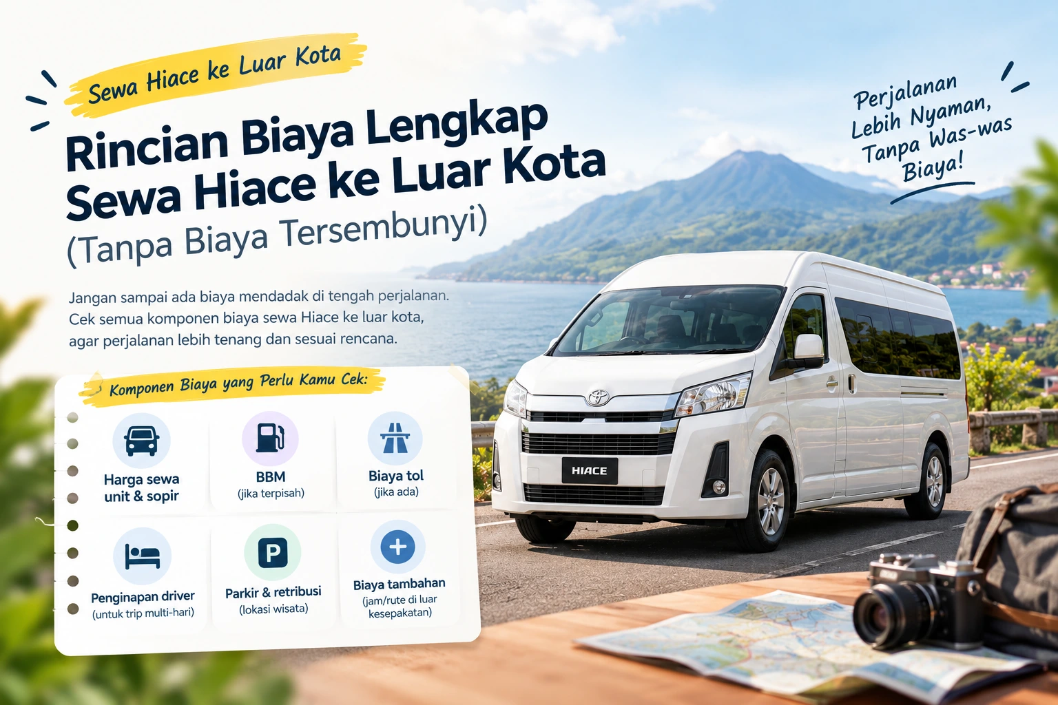 Biaya Sewa Hiace ke Luar Kota Medan