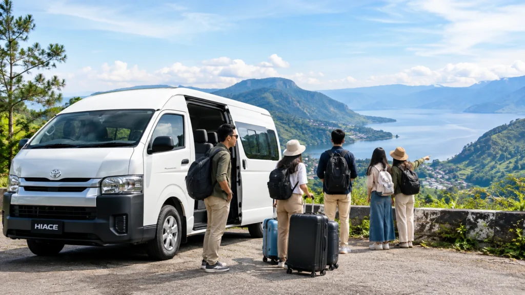 Hiace Rent in Medan for Tour Groups North Sumatra
