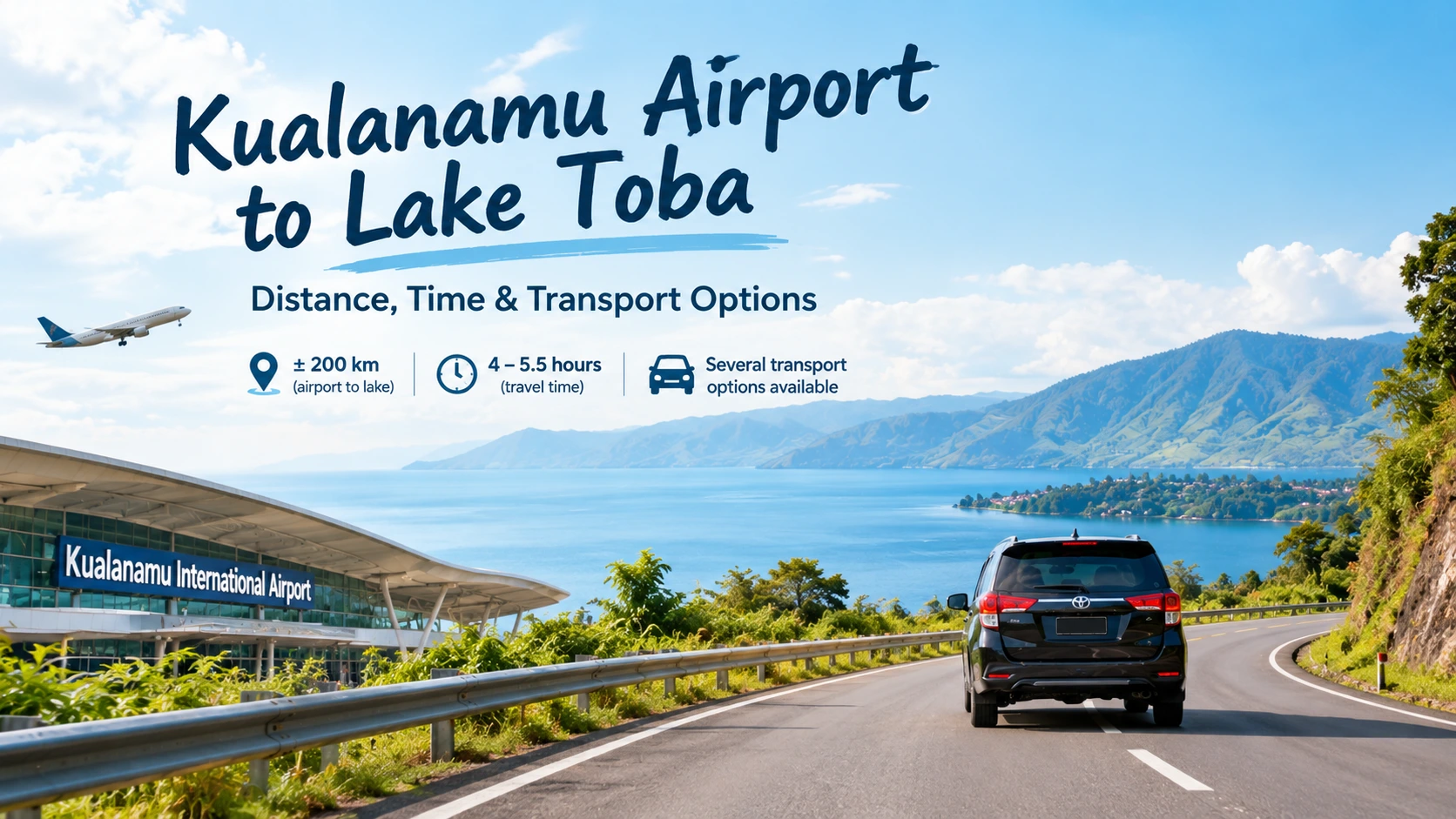 Kualanamu Airport to Lake Toba Sumatera utara