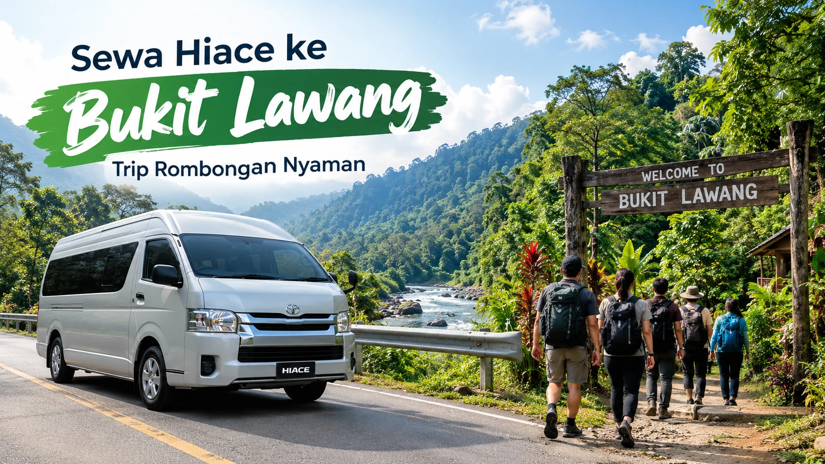 Sewa Hiace ke Bukit Lawang