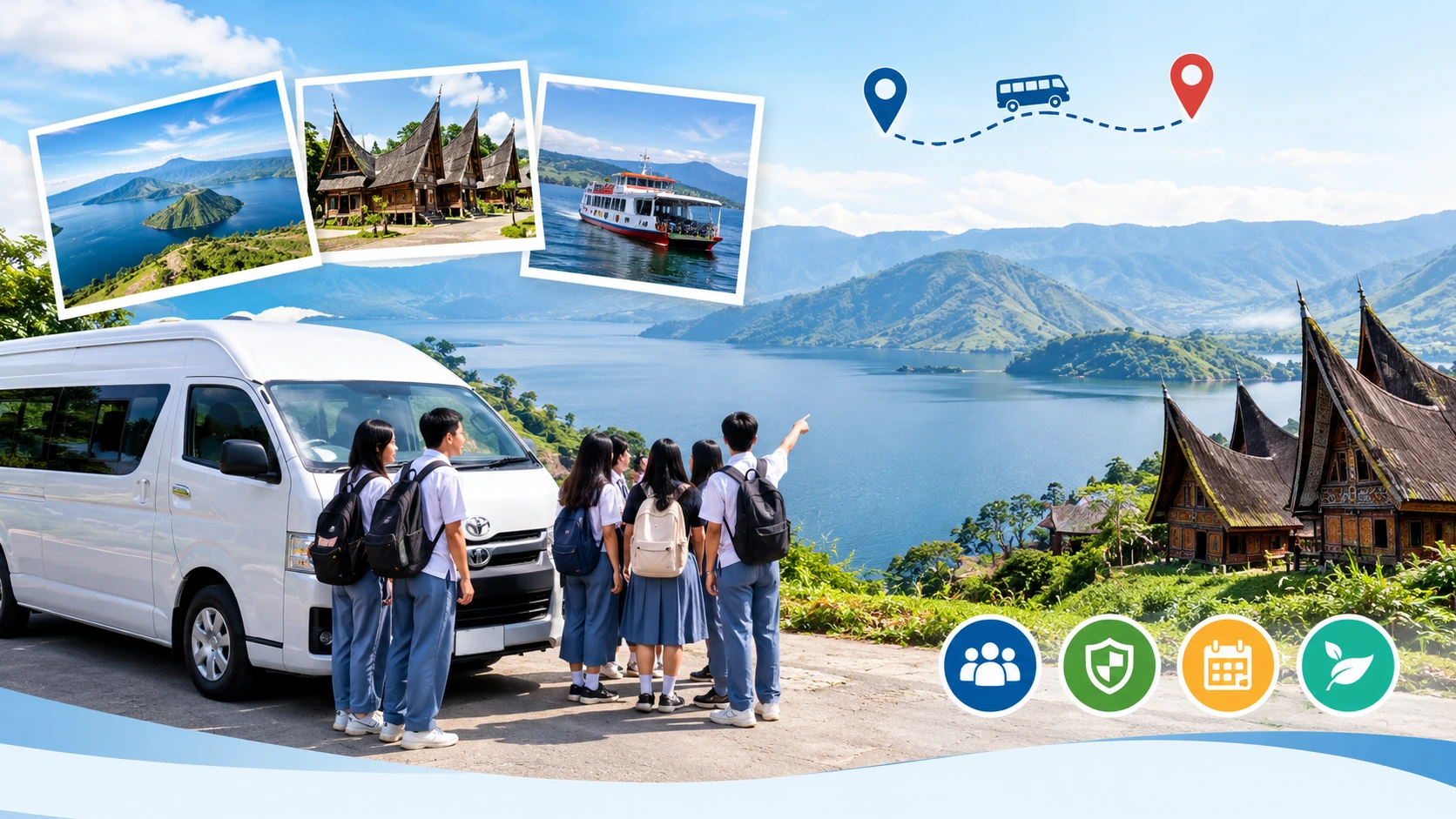 Sewa Hiace untuk Rombongan Sekolah atau Kampus