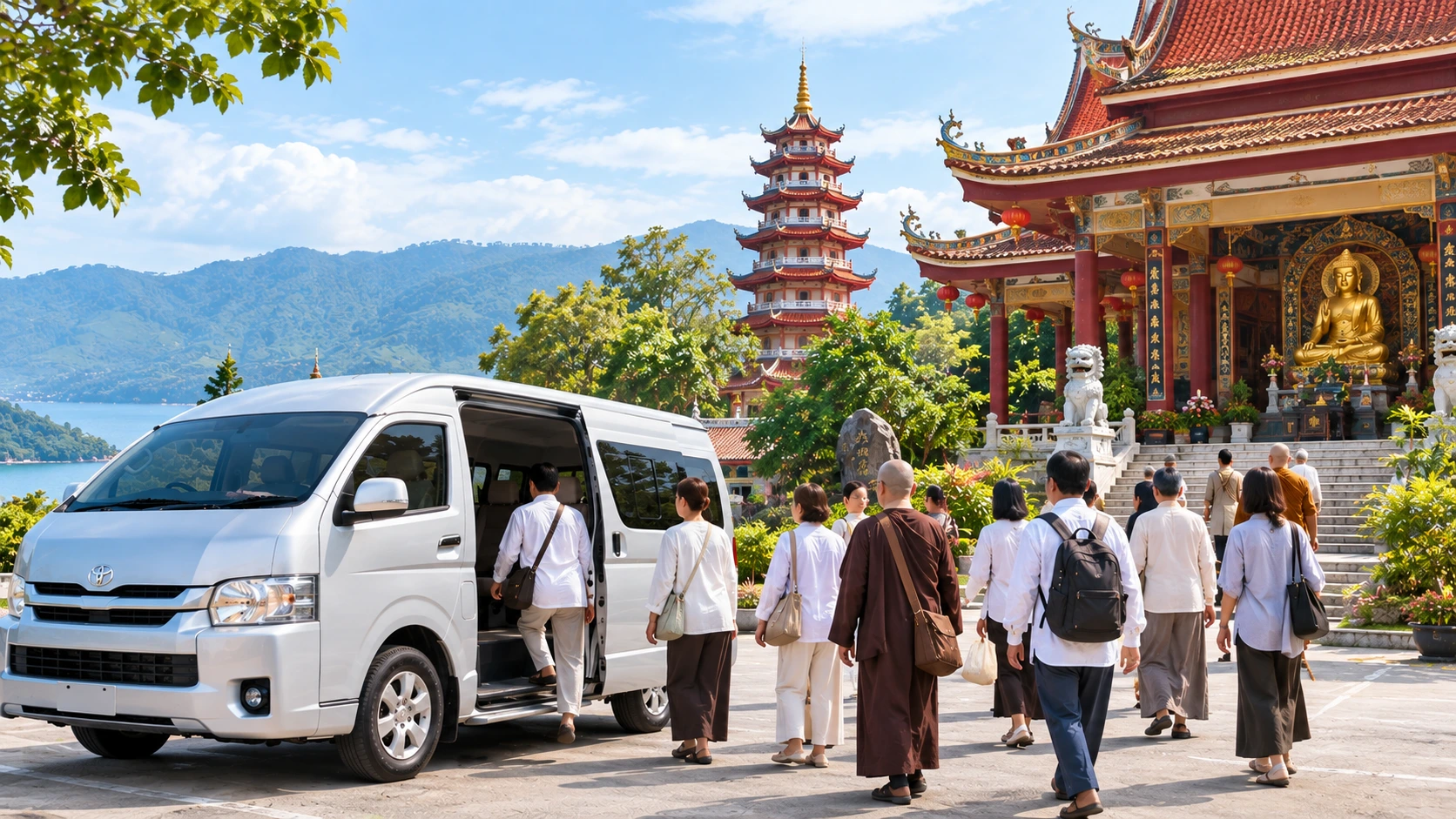 Sewa Hiace untuk Rombongan Ziarah dan Wisata Religi Sumatera Utara