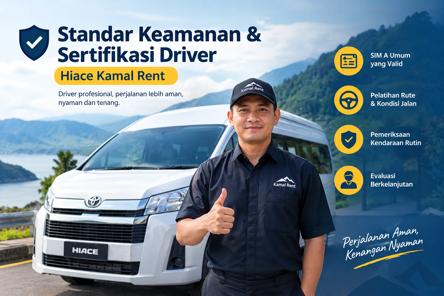 Standar Keamanan dan Sertifikasi Driver Hiace
