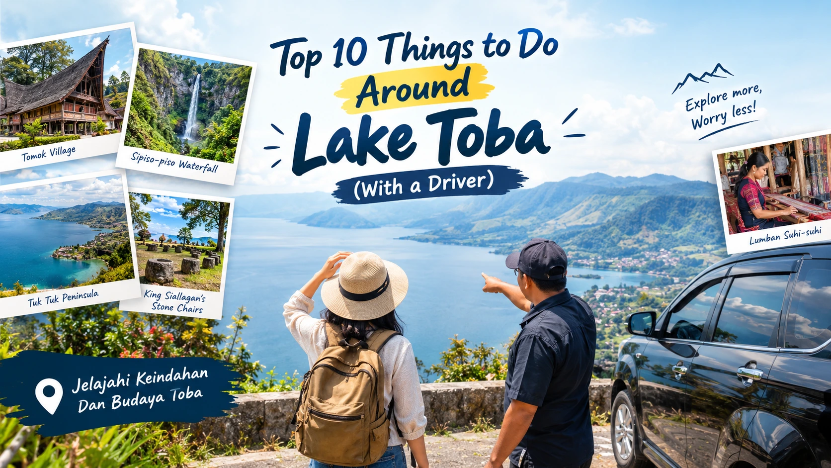 Things to Do Around Lake Toba with kamal rent