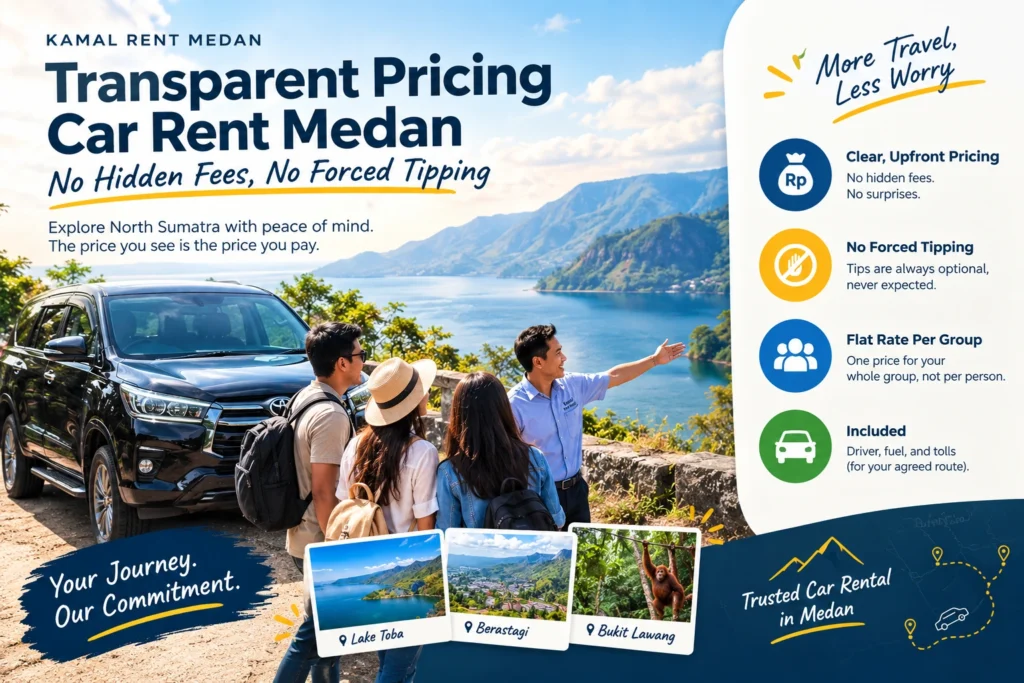Transparent Pricing Car Rent Medan Sumatera Utara