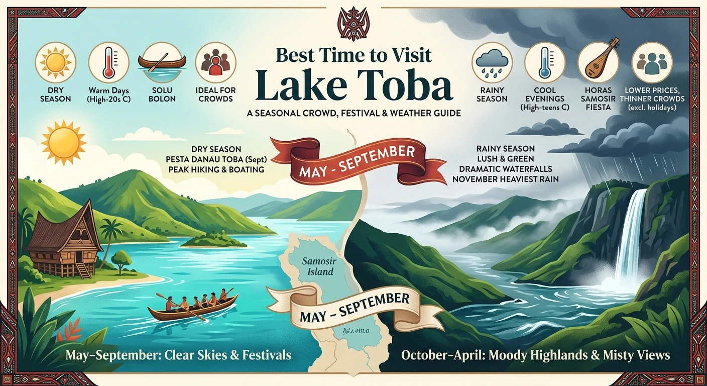 best time to visit lake toba Medan