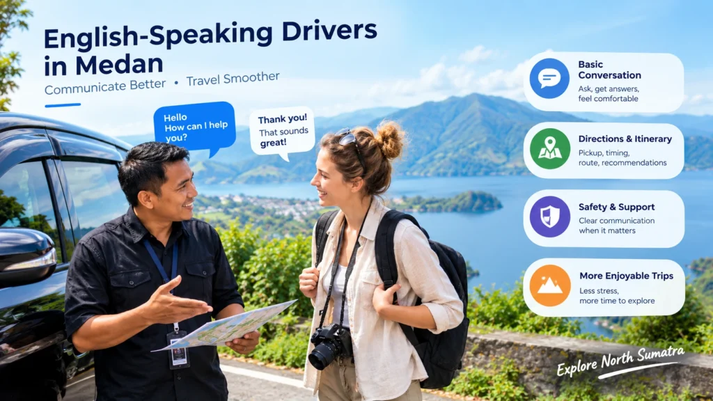 english speaking driver in medan