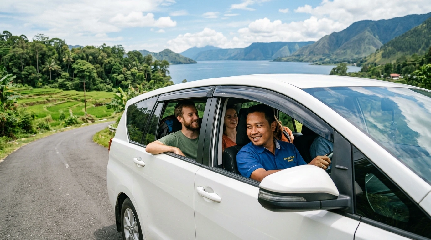 english speaking driver in medan with kamal rent