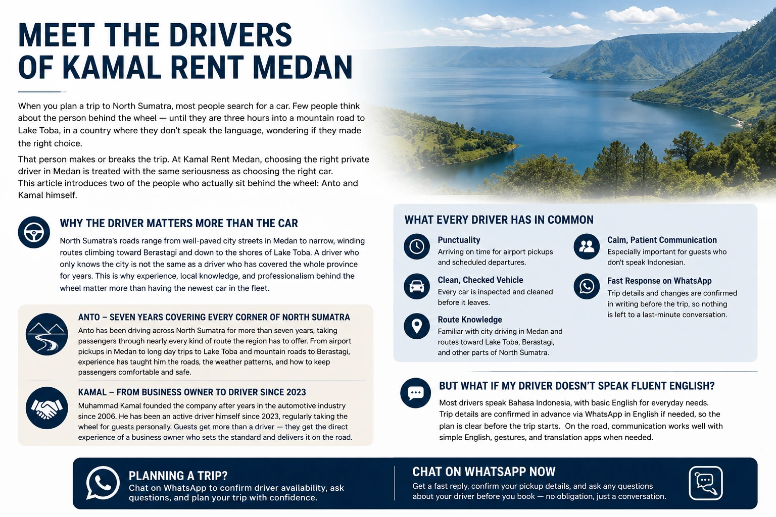 private driver in medan sumatera utara
